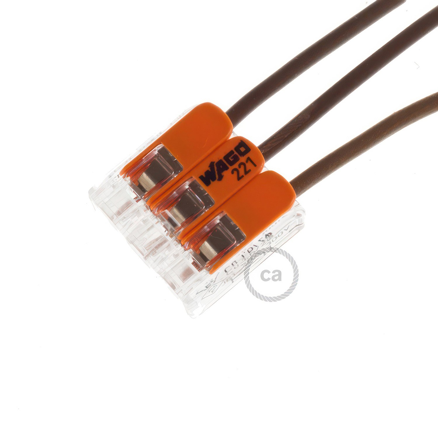 30 mini connecteur WAGO 3 entrées pour fil souple ou rigide