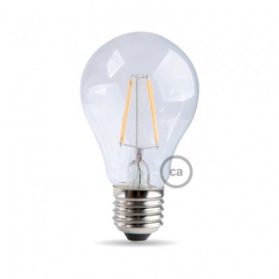 Lampadina filamento Led Goccia 6.5W E27 Chiara