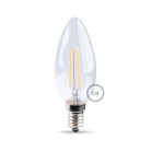 Lampadina filamento Led Oliva 4.5W E14 Chiara 2700K