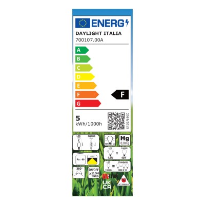 Filament LED Glühbirne Windstoß 4.5W E14 klar 2700K