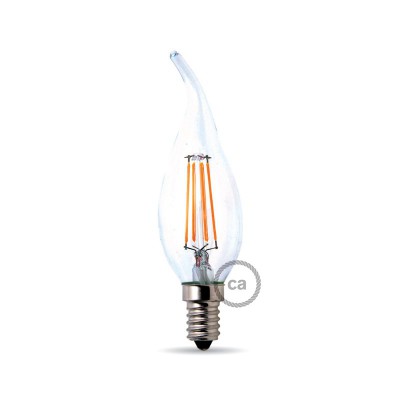Ampoule Filament LED Coup de Vent 4.5W E14 Claire 2700K