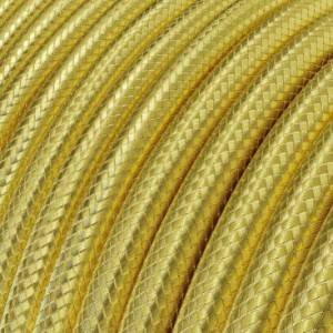 Elektrisches Kabel rund 100% überzogen mit Kupfer in goldfarben