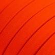 Câble électrique pour Guirlande recouvert en tissu Effet soie Orange Fluo CF15