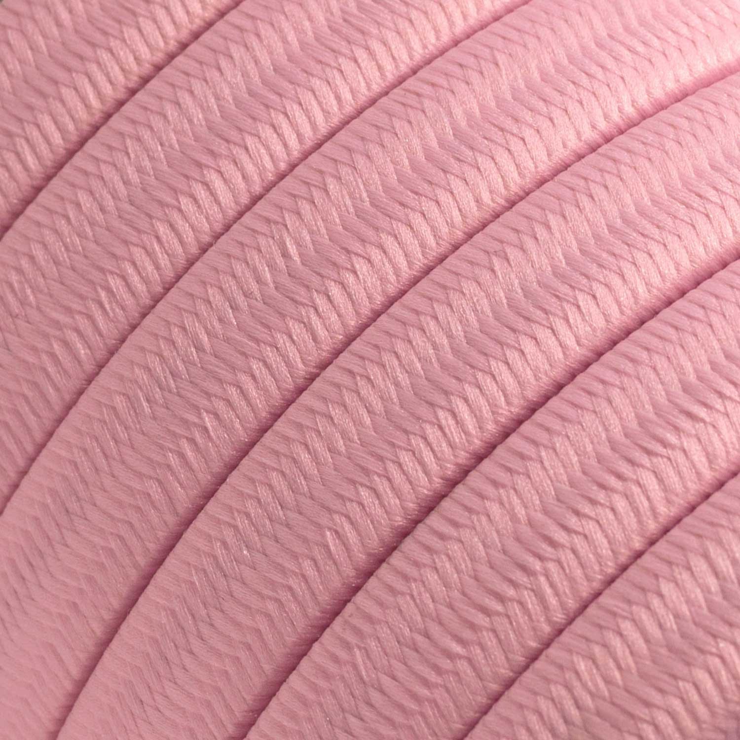 Cavo elettrico per catenaria rivestito in tessuto Rosa Baby CM16