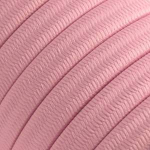 Cavo elettrico per catenaria rivestito in tessuto Rosa Baby CM16