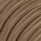 Câble électrique pour guirlande lumineuse recouvert de tissu Poudre CM27