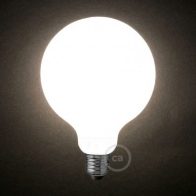 Lampadina Milky LED Globo G125 7W E27 Dimmerabile 2700K