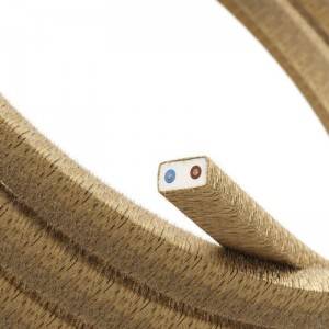 Elektrokabel überzogen mit CN06 Textil für Lichterketten, Jutefaser
