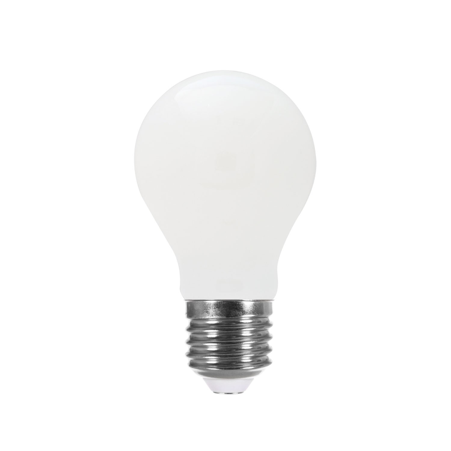 Ampoule LED Goutte A60 forte intensité blanc lait 8W E27 4000K