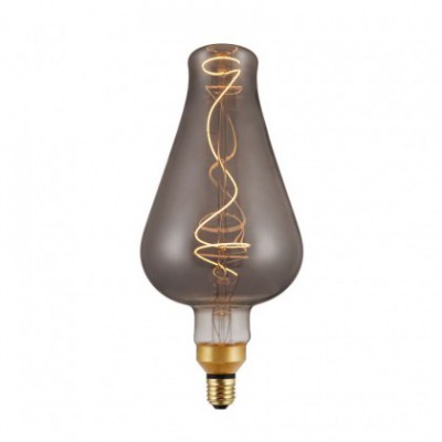 Lampadina LED DemiJohn 160 Smoky filamento Spirale 5W E27 Dimmerabile 2000K