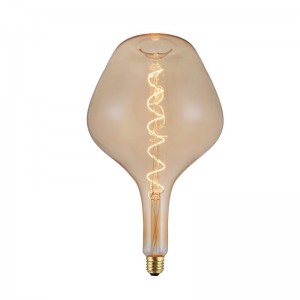 Lampadina LED DemiJohn 315 Dorata filamento Spirale 5W E27 Dimmerabile 2000K