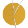 Rosace Rose-One rond de 200 mm de diamètre avec 3 trous alignés et 4 trous latéraux