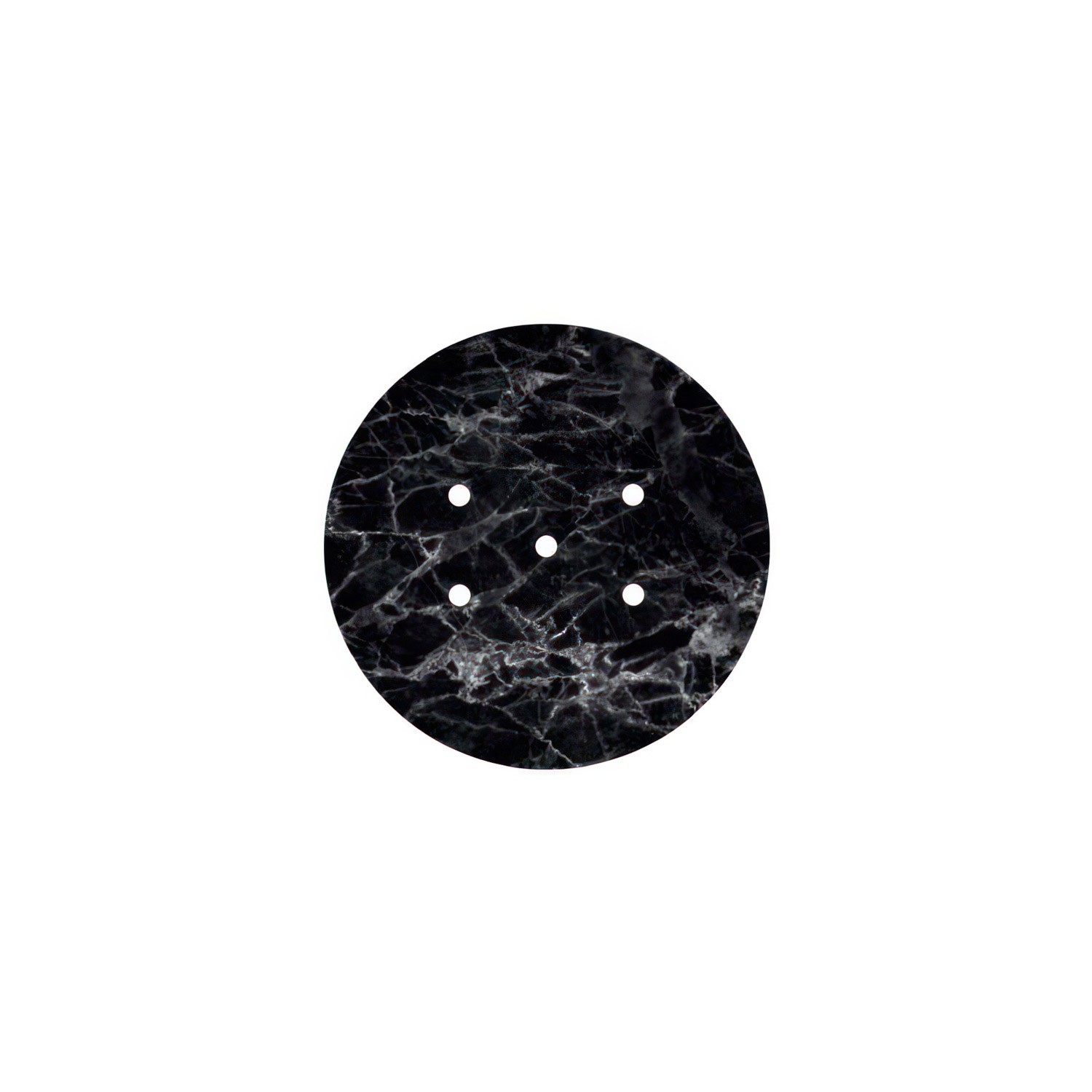 Rundes 5-Loch und 4 Seitenlöchern Lampenbaldachin, Rose-One-Abdeckung, 200 mm Durchmesser