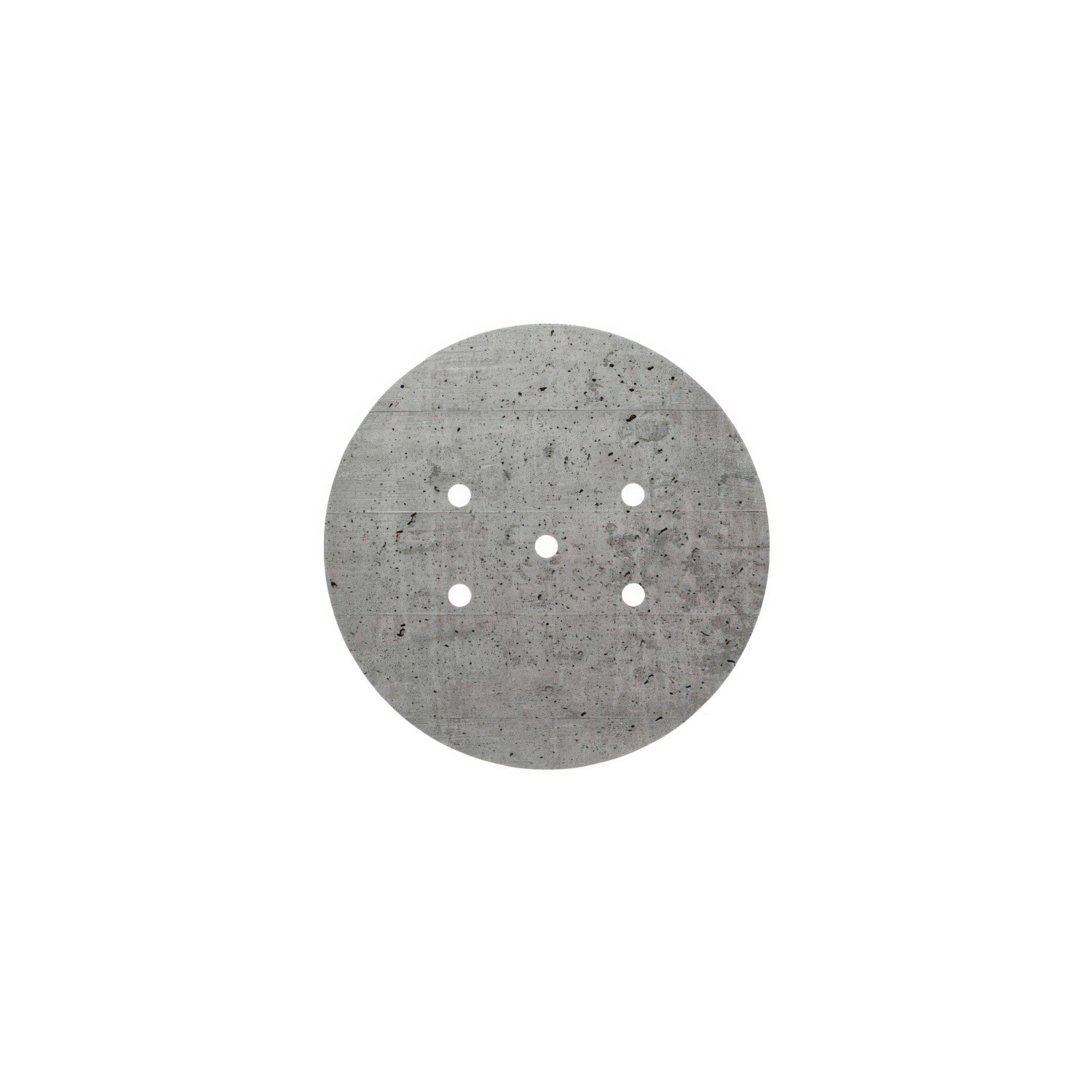Rundes 5-Loch und 4 Seitenlöchern Lampenbaldachin, Rose-One-Abdeckung, 200 mm Durchmesser