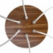 Rosace Rose-One rond de 200 mm de diamètre avec 6 trous et 4 trous latéraux