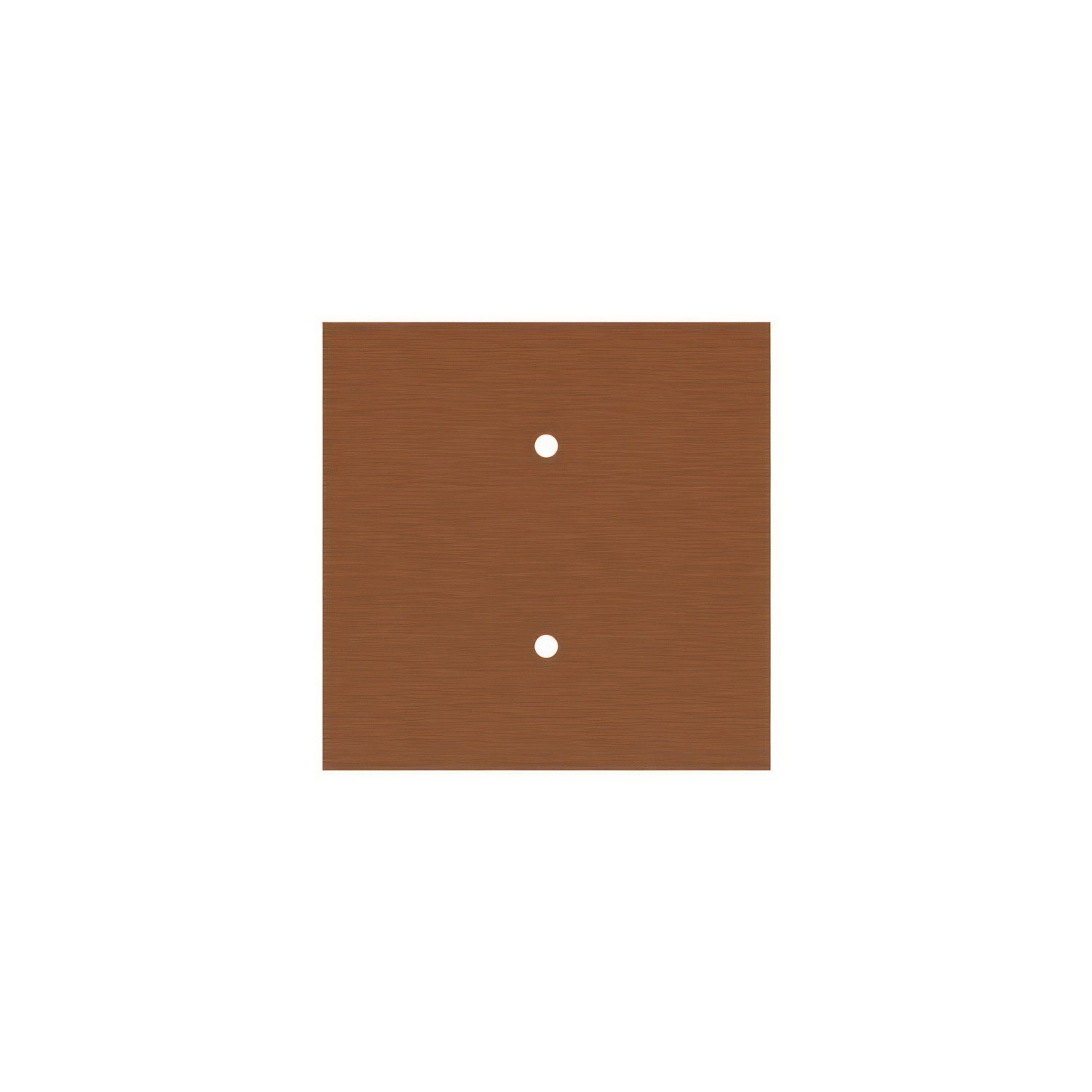 Quadratisches 2-Loch und 4 Seitenlöchern Lampenbaldachin, Rose-One-Abdeckung, 200 mm