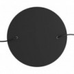 Rosone XXL Rose-One rotondo, diametro 400 mm con 2 fori e 4 fori laterali