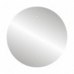 Rosace XXL Rose-One rond de 400 mm de diamètre avec 2 trous et 4 trous latéraux