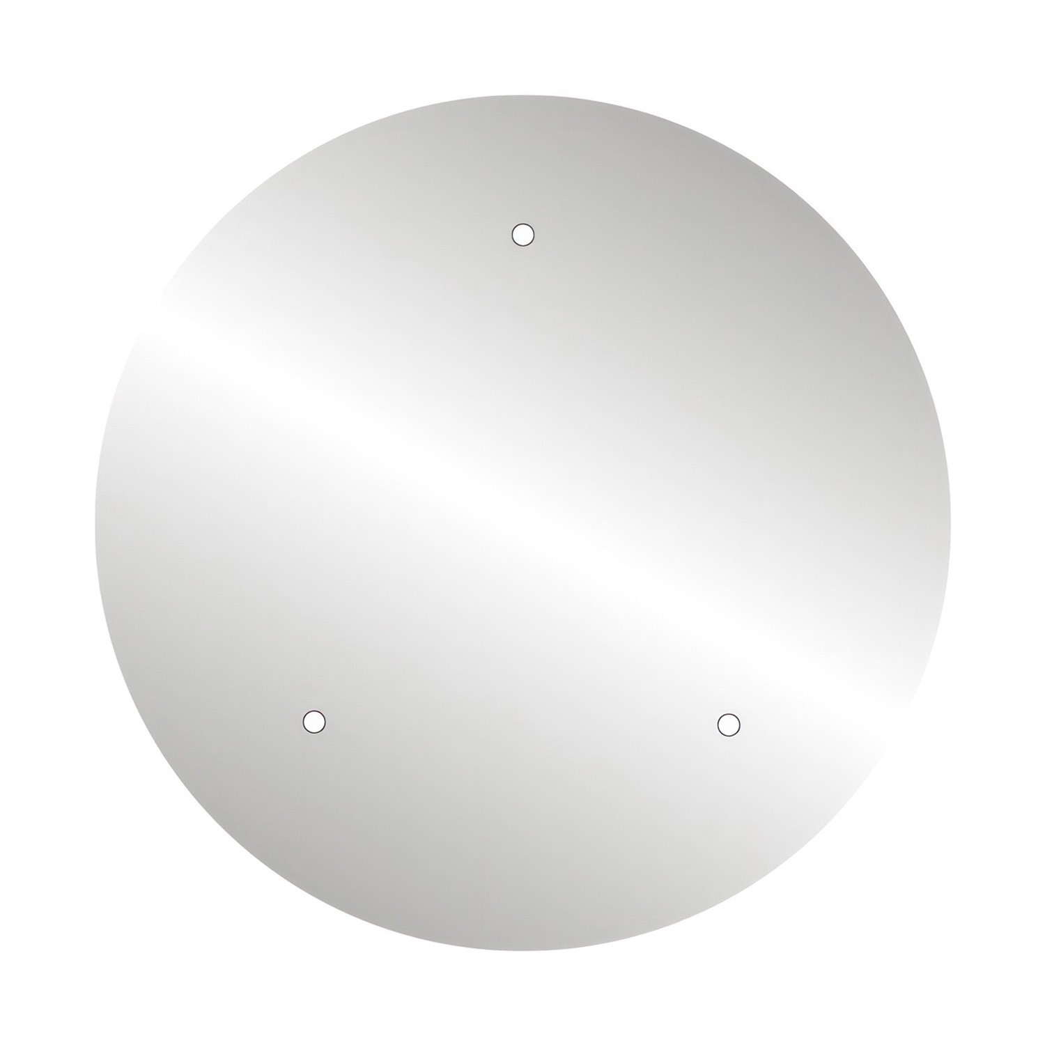 Rundes XXL 3-Loch und 4 Seitenlöchern Lampenbaldachin, Rose-One-Abdeckung, 400 mm Durchmesser
