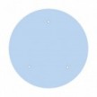 Rosace XXL Rose-One rond de 400 mm de diamètre avec 3 trous et 4 trous latéraux