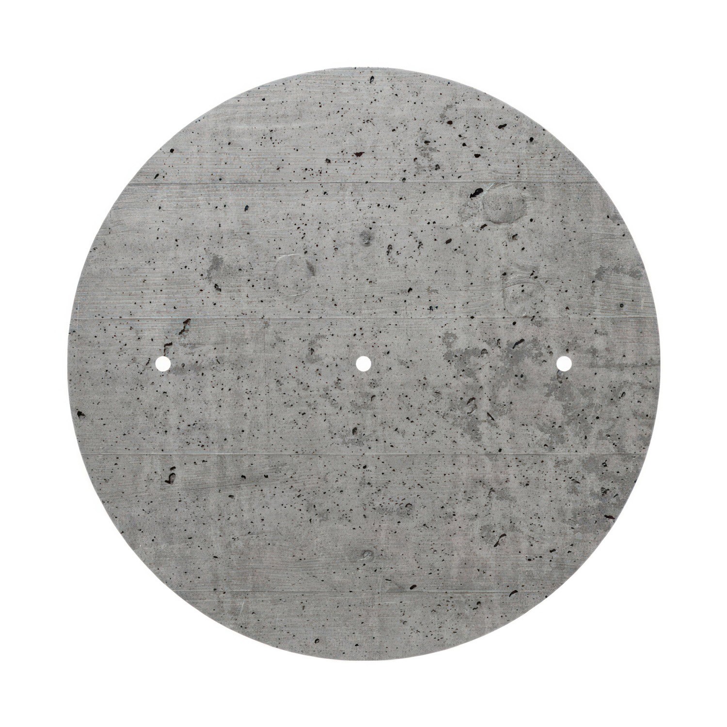 Rundes XXL 3 Inline-Löcher und 4 Seitenlöchern Lampenbaldachin, Rose-One-Abdeckung, 400 mm Durchmesser
