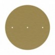 Rosace XXL Rose-One rond de 400 mm de diamètre avec 3 trous alignés et 4 trous latéraux