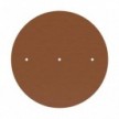 Rosace XXL Rose-One rond de 400 mm de diamètre avec 3 trous alignés et 4 trous latéraux