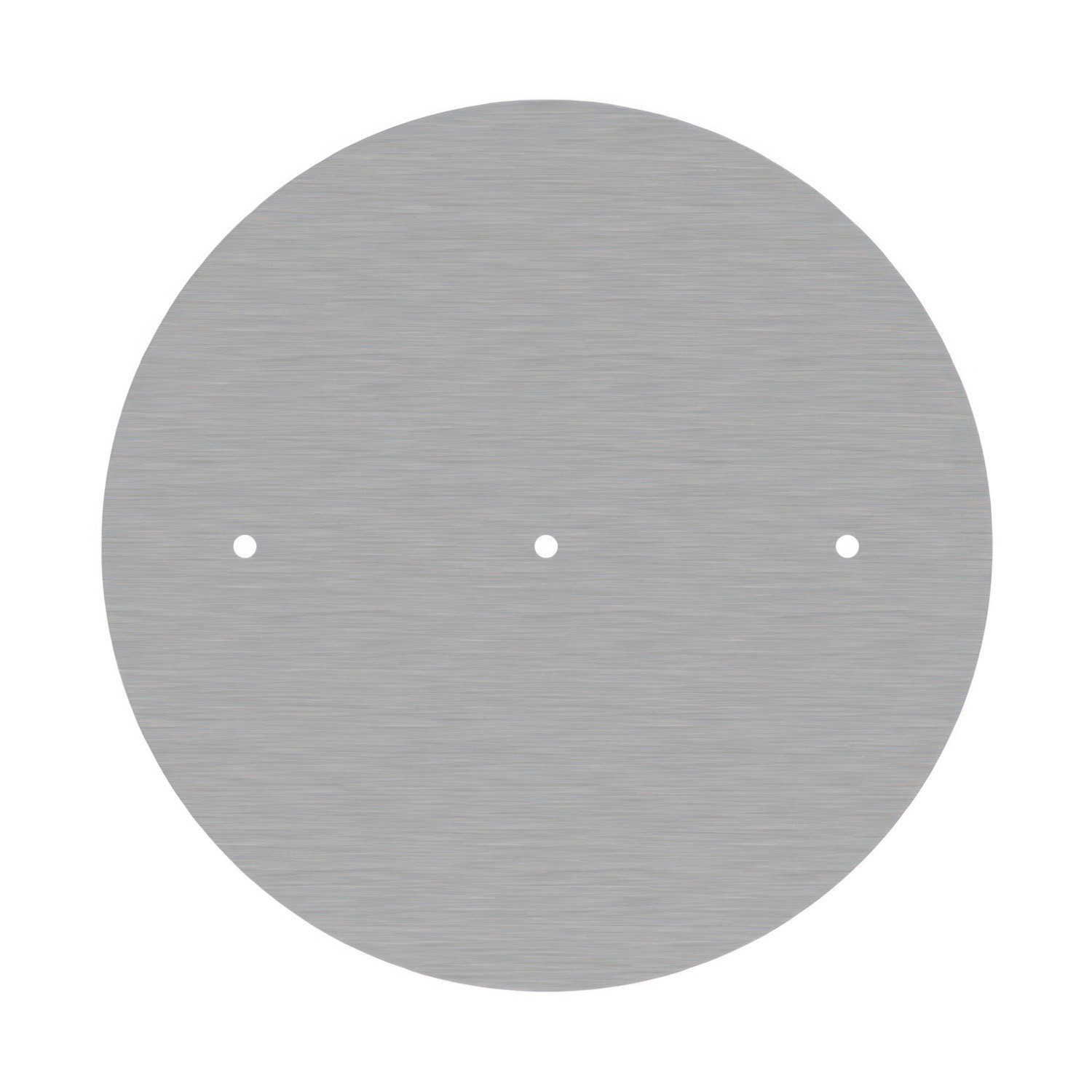 Rosace XXL Rose-One rond de 400 mm de diamètre avec 3 trous alignés et 4 trous latéraux