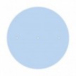 Rosace XXL Rose-One rond de 400 mm de diamètre avec 3 trous alignés et 4 trous latéraux