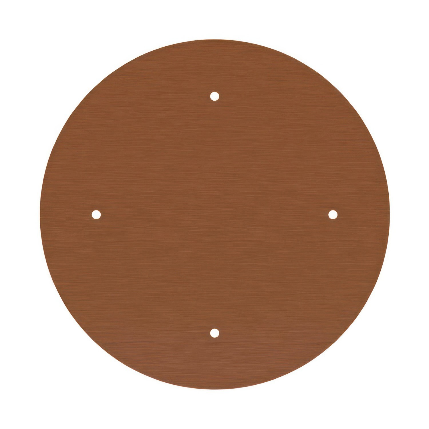 Rundes XXL 4-Loch und 4 Seitenlöchern Lampenbaldachin, Rose-One-Abdeckung, 400 mm Durchmesser