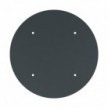 Rosace XXL Rose-One rond de 400 mm de diamètre avec 4 trous et 4 trous latéraux