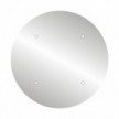 Rosace XXL Rose-One rond de 400 mm de diamètre avec 4 trous et 4 trous latéraux