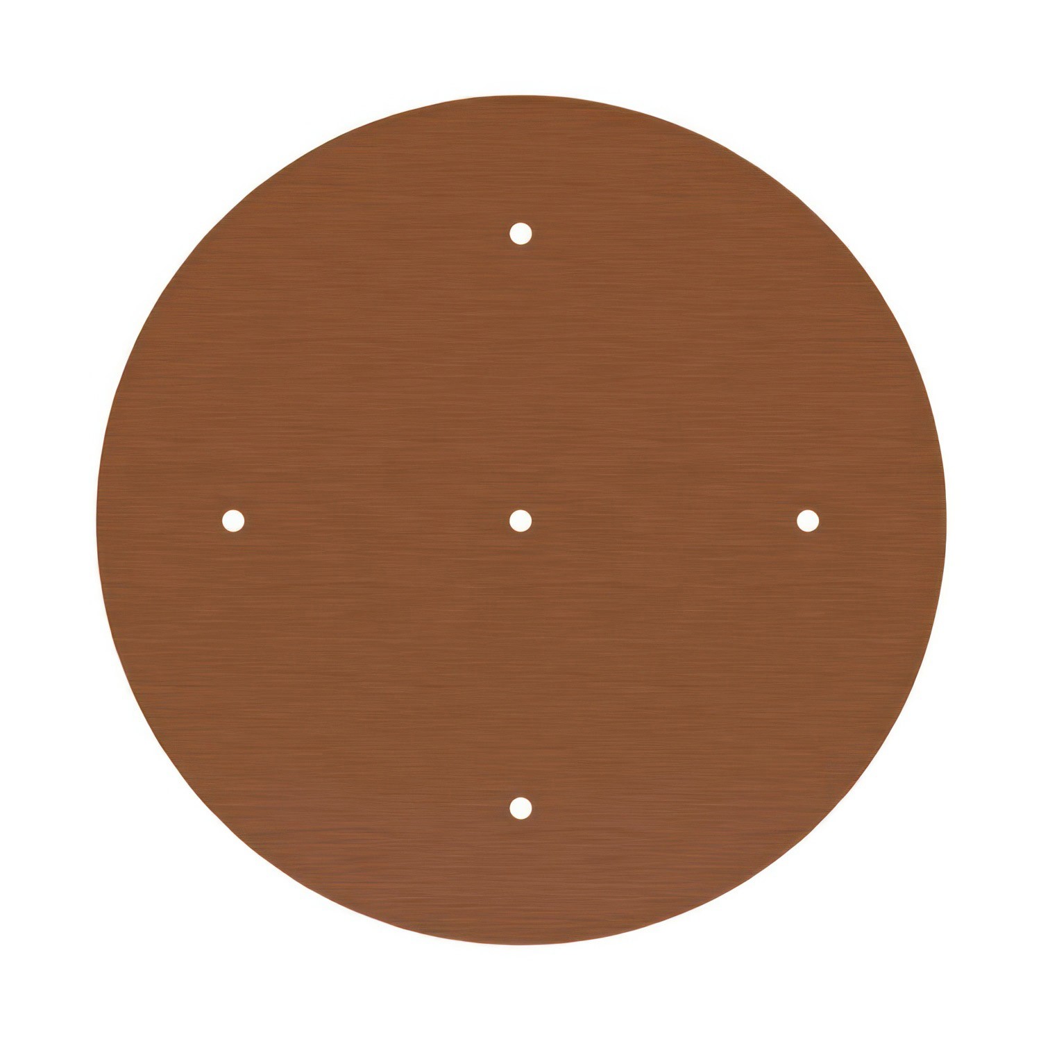 Rosace XXL Rose-One rond de 400 mm de diamètre avec 5 trous et 4 trous latéraux