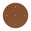 Rosace XXL Rose-One rond de 400 mm de diamètre avec 5 trous et 4 trous latéraux