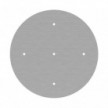 Rosace XXL Rose-One rond de 400 mm de diamètre avec 5 trous et 4 trous latéraux