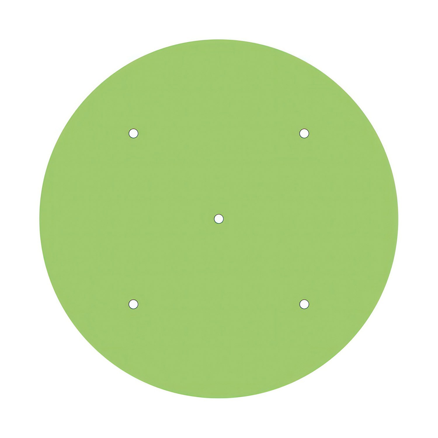 Rosace XXL Rose-One rond de 400 mm de diamètre avec 5 trous et 4 trous latéraux