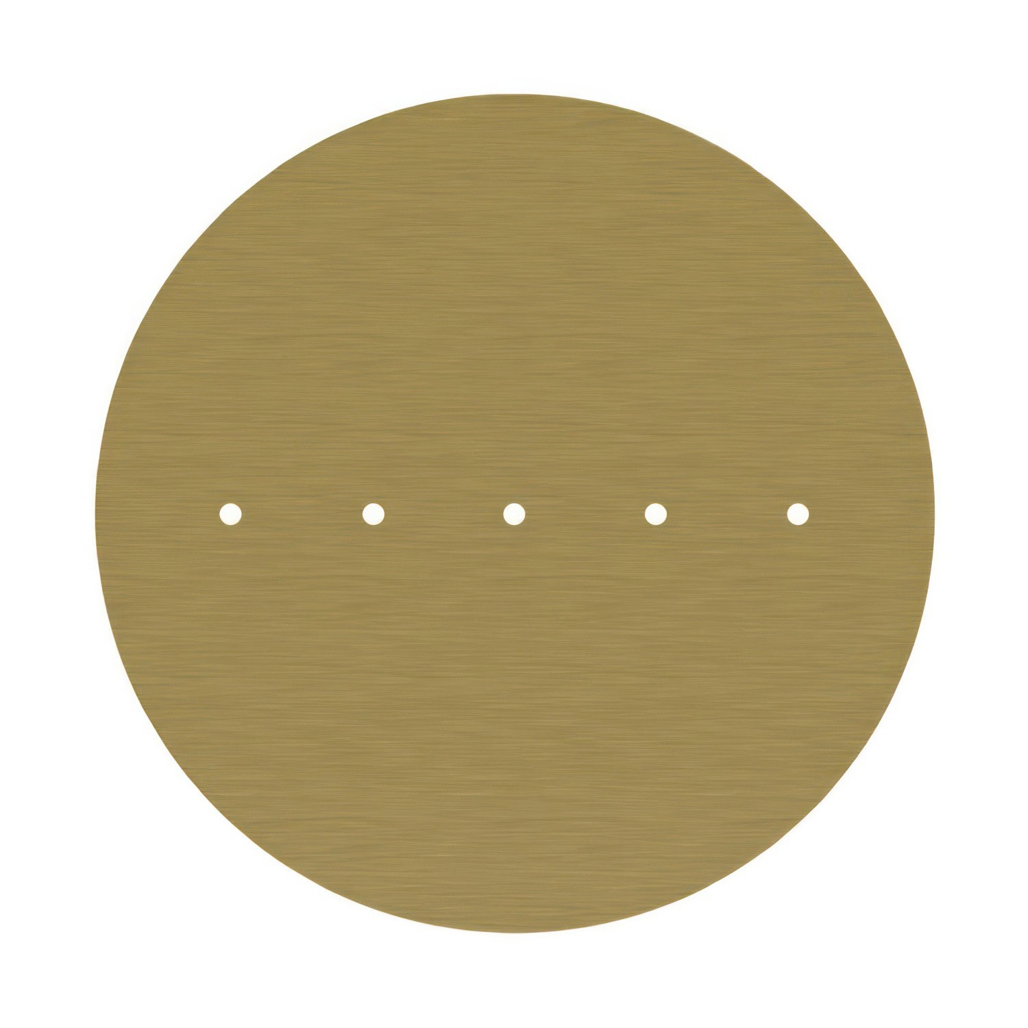 Rosace XXL Rose-One rond de 400 mm de diamètre avec 5 trous alignés et 4 trous latéraux