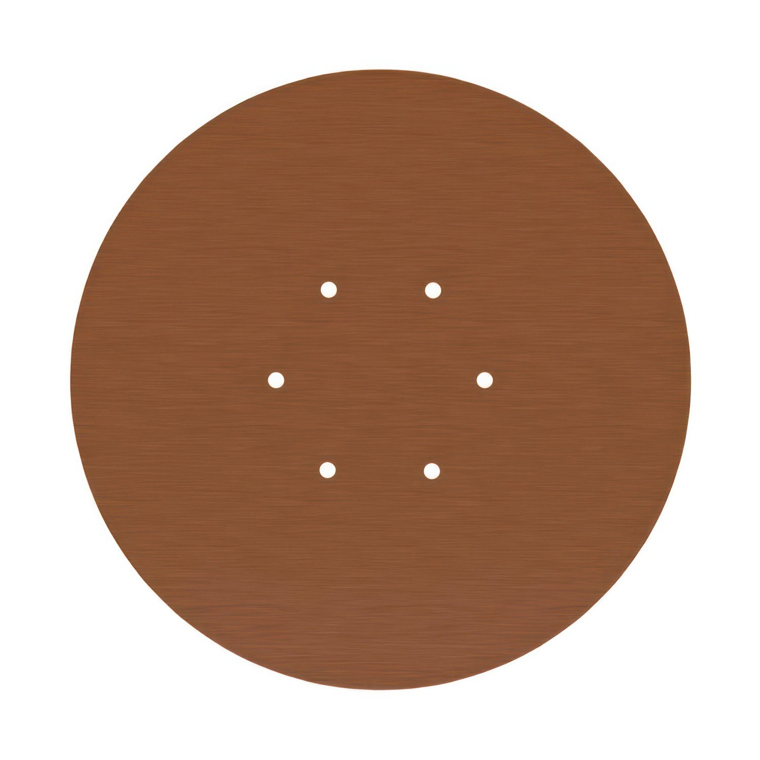 Rosace XXL Rose-One rond de 400 mm de diamètre avec 6 trous et 4 trous latéraux