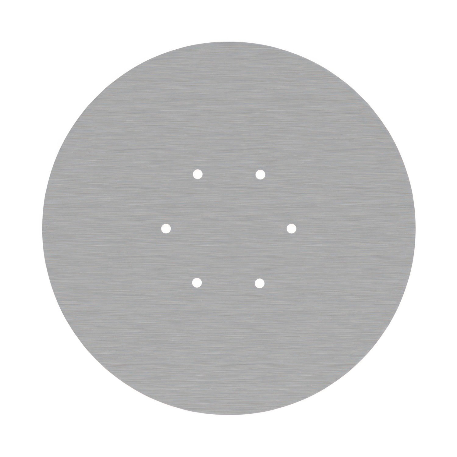 Rosace XXL Rose-One rond de 400 mm de diamètre avec 6 trous et 4 trous latéraux
