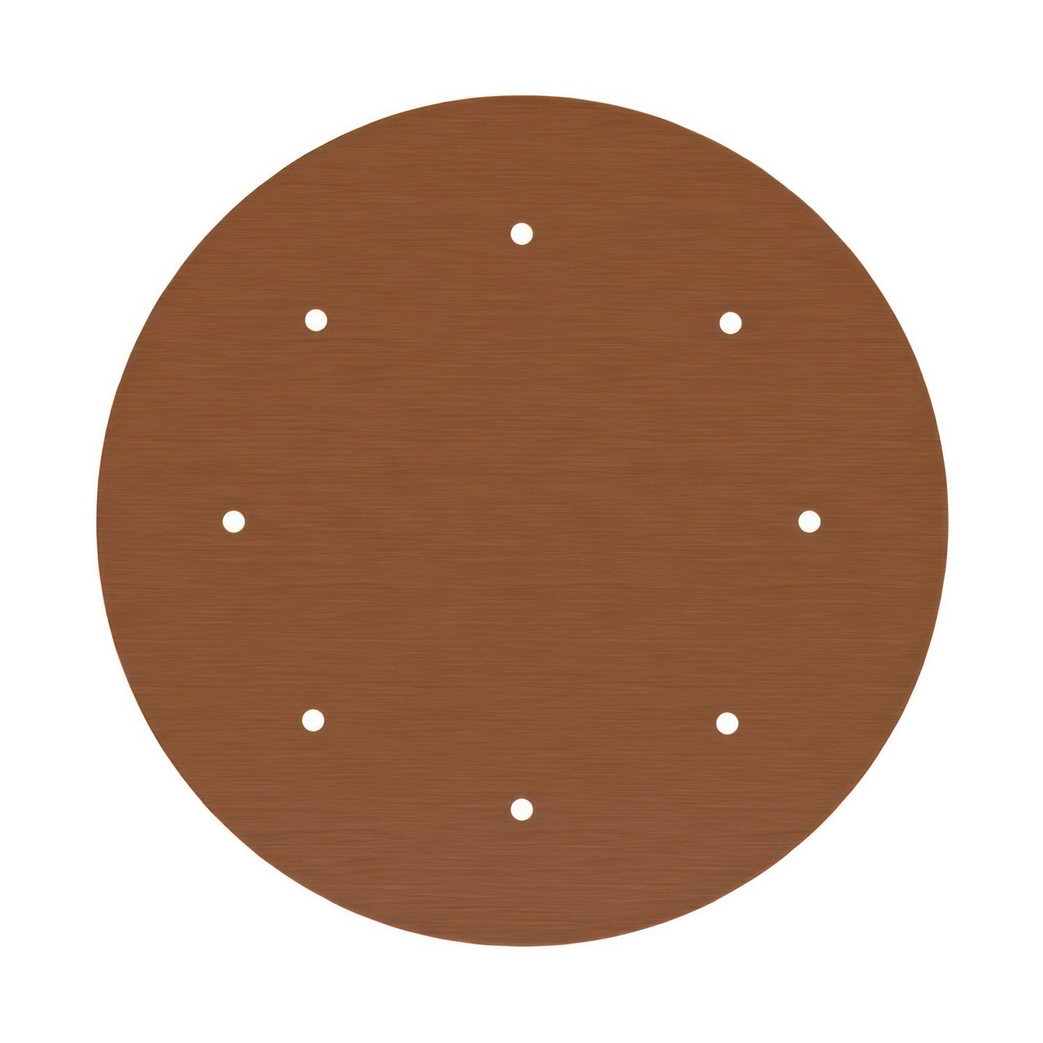 Rosace XXL Rose-One rond de 400 mm de diamètre avec 8 trous et 4 trous latéraux