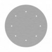 Rosace XXL Rose-One rond de 400 mm de diamètre avec 8 trous et 4 trous latéraux