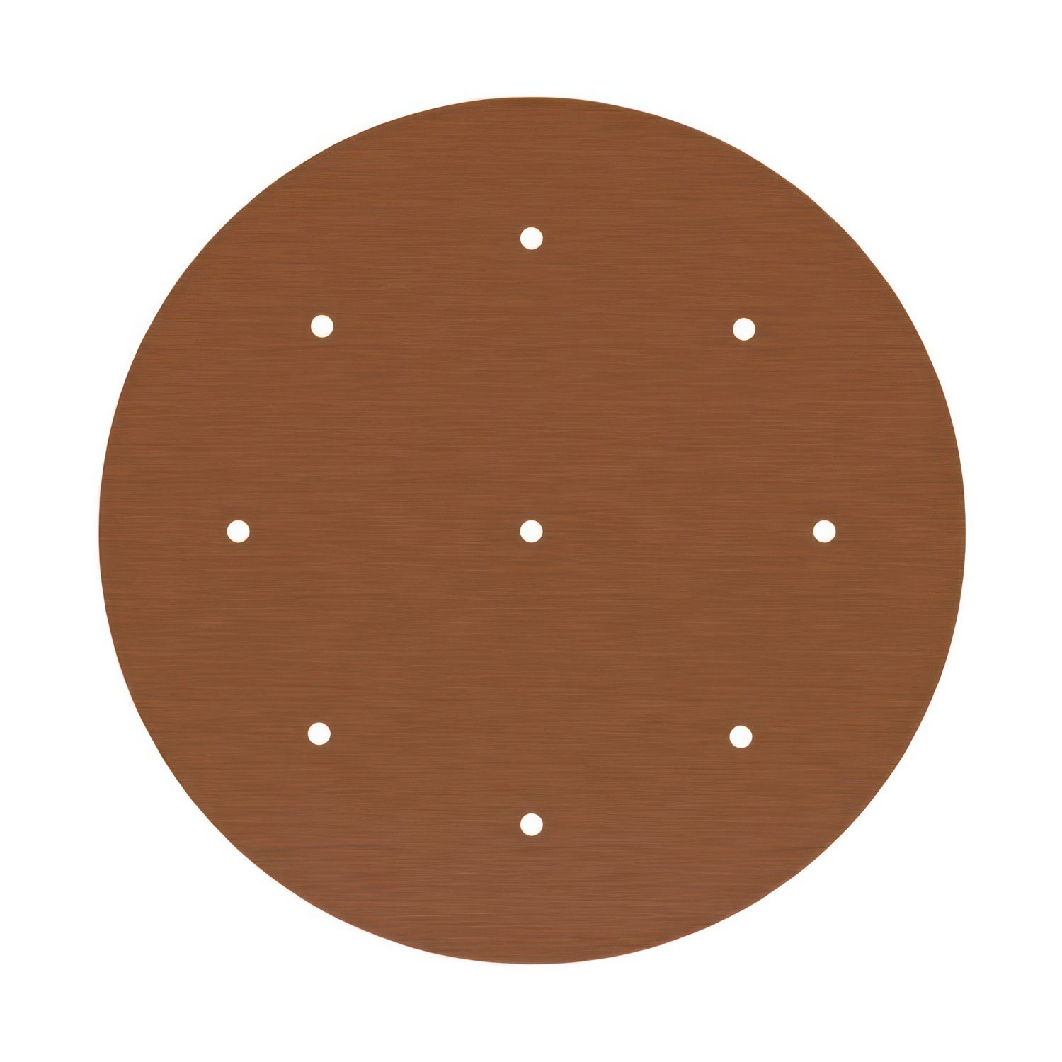 Rosace XXL Rose-One rond de 400 mm de diamètre avec 9 trous et 4 trous latéraux