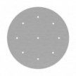 Rundes XXL 9-Loch und 4 Seitenlöchern Lampenbaldachin, Rose-One-Abdeckung, 400 mm Durchmesser