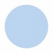 Rosace XXL Rose-One rond de 400 mm de diamètre avec 9 trous et 4 trous latéraux