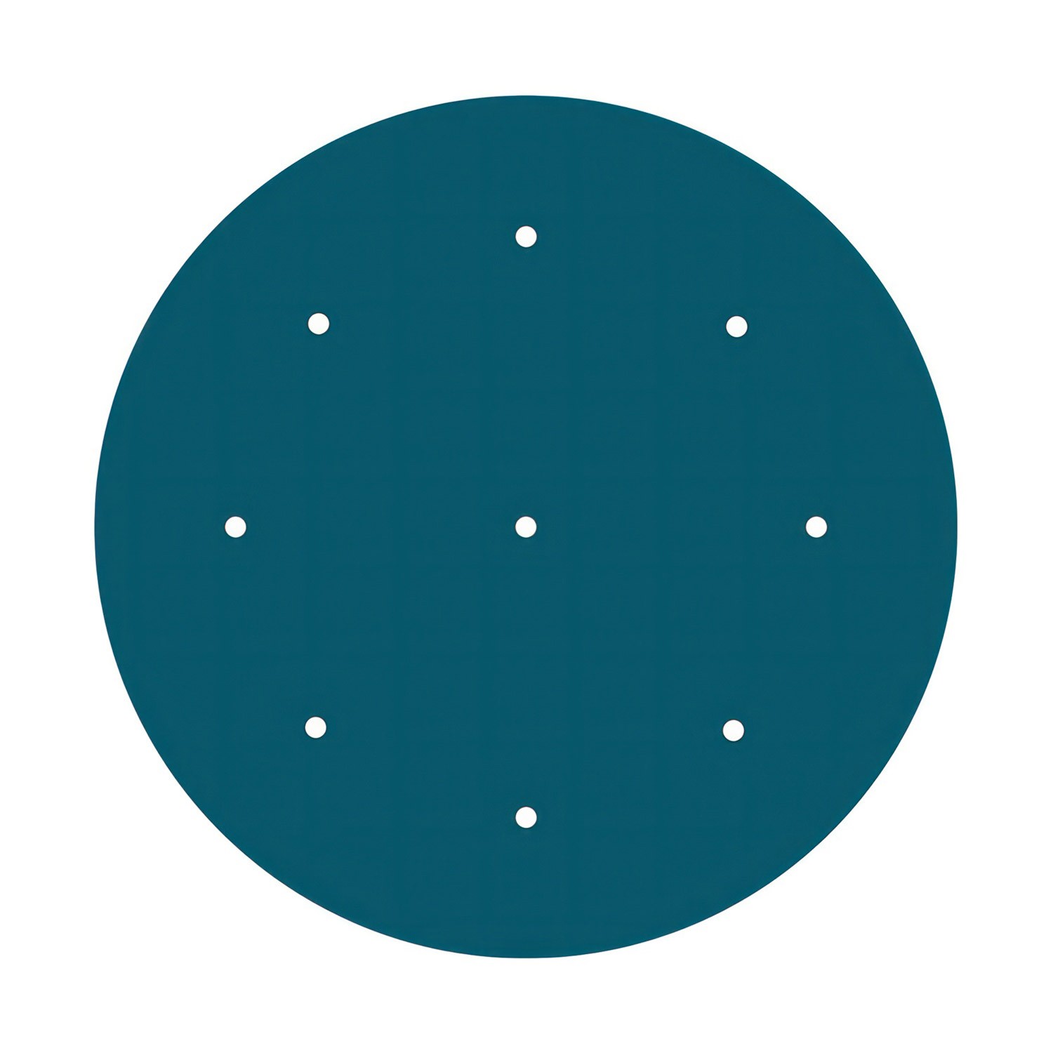 Rosace XXL Rose-One rond de 400 mm de diamètre avec 9 trous et 4 trous latéraux