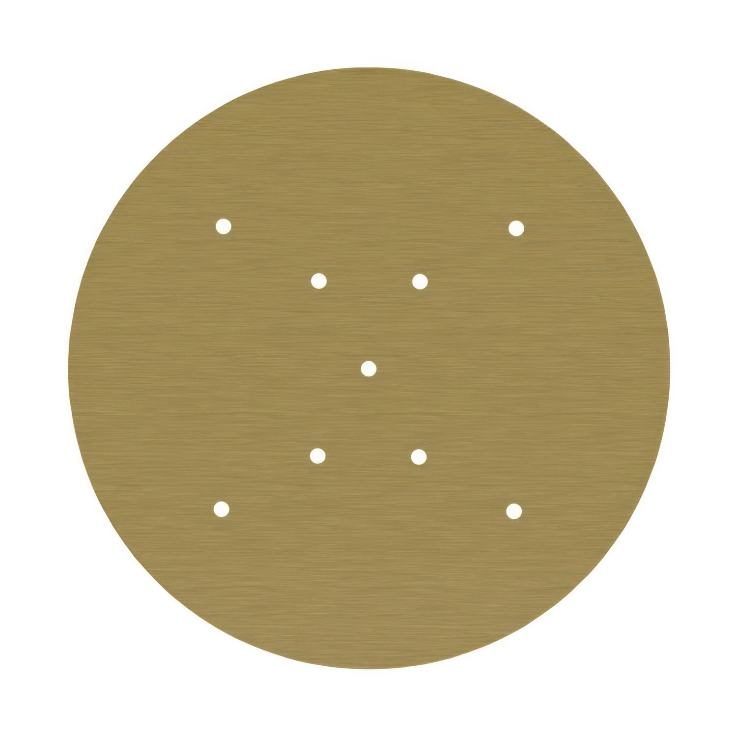 Rosace XXL Rose-One rond de 400 mm de diamètre avec 9 trous en croix et 4 trous latéraux
