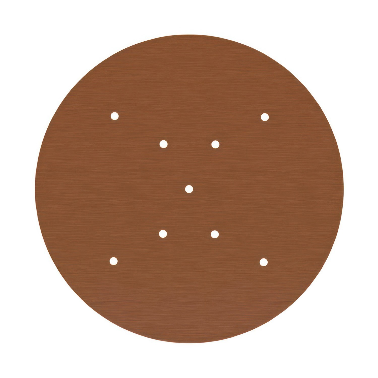 Rosace XXL Rose-One rond de 400 mm de diamètre avec 9 trous en croix et 4 trous latéraux