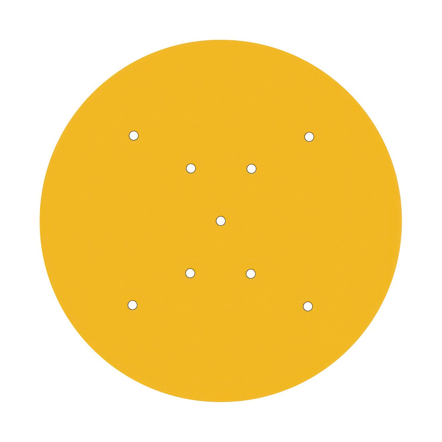 Rosace XXL Rose-One rond de 400 mm de diamètre avec 9 trous en croix et 4 trous latéraux
