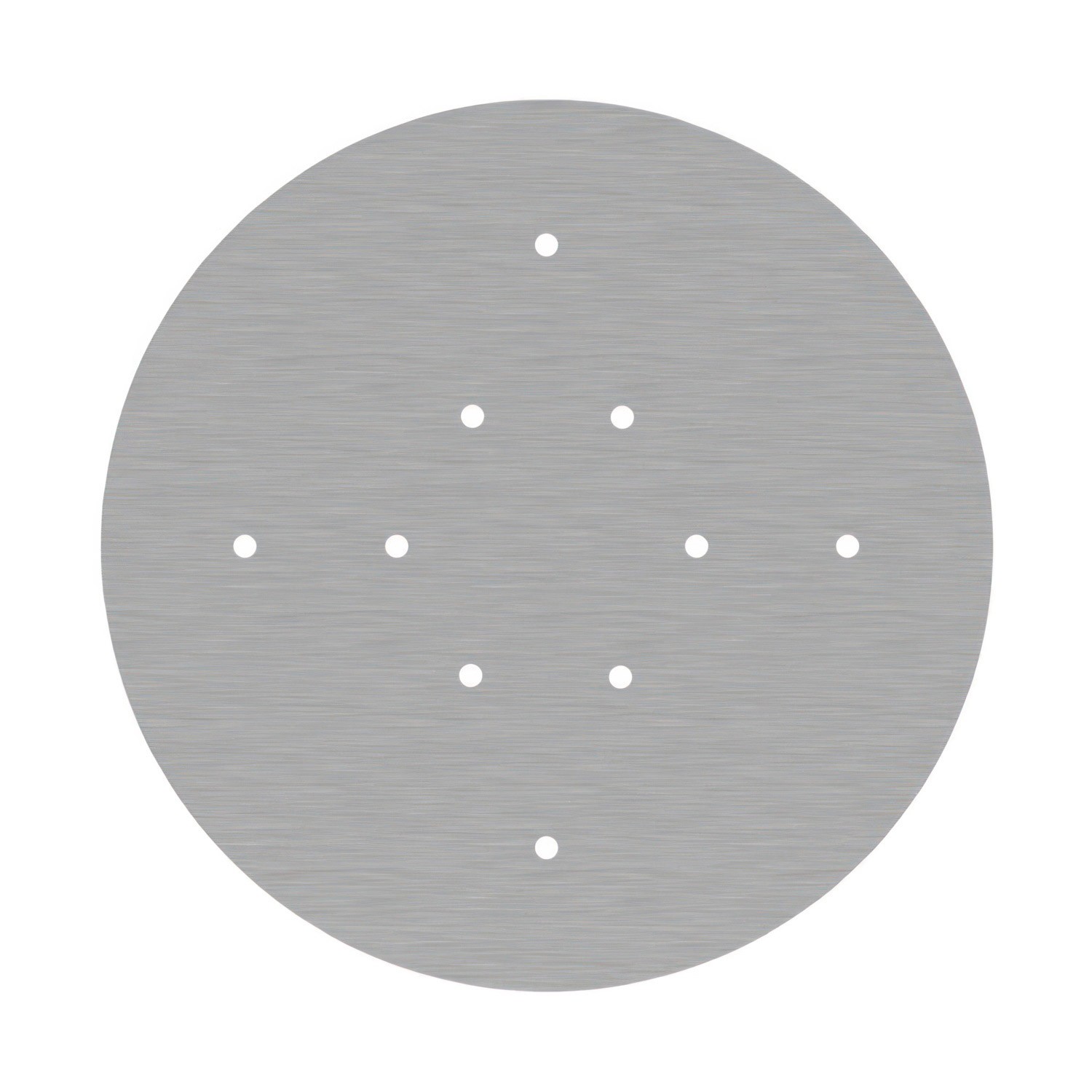Rosace XXL Rose-One rond de 400 mm de diamètre avec 10 trous et 4 trous latéraux