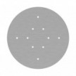Rosace XXL Rose-One rond de 400 mm de diamètre avec 10 trous et 4 trous latéraux